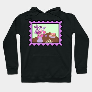 Slice of Life Postage Stamp Hoodie